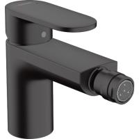 Смеситель для биде однорычажный со сливным гарнитуром Hansgrohe Vernis Blend 71210670, матовый черный