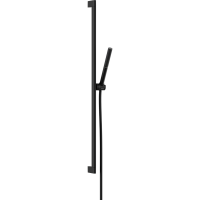 Душевой гарнитур hansgrohe Pulsify S 100 1jet EcoSmart со штангой 90 см, 24382670, матовый черный