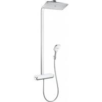 Душевая система hansgrohe Raindance Select E 360 Showerpipe с термостатом 27112400, белый/хром