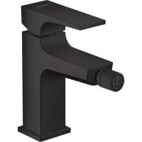 Смеситель hansgrohe Metropol для биде, однорычажный, со сливным клапаном Push-Open 32520670, матовый черный