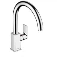 Кухонный смеситель 260, однорычажный с поворотным изливом, M35 Hansgrohe Vernis Shape 71871000, хром
