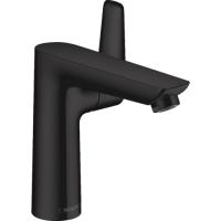 Смеситель hansgrohe Talis E для раковины 150, однорычажный, со сливным гарнитуром 71754670, матовый черный