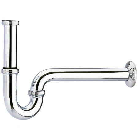 Сифон для раковины hansgrohe трубчатый 53010000, хром