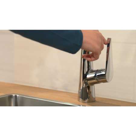 Смеситель hansgrohe Talis S для кухонной мойки 72810800, под сталь