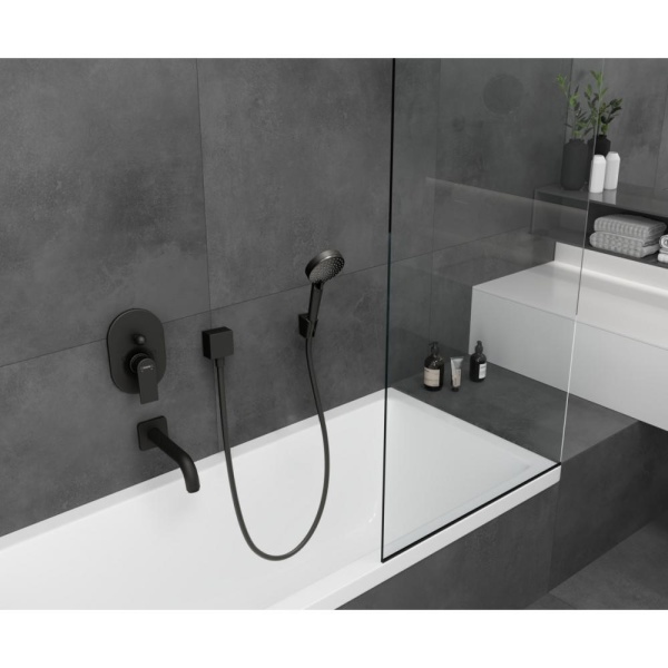Излив на ванну Hansgrohe Vernis Blend 71420670, матовый черный