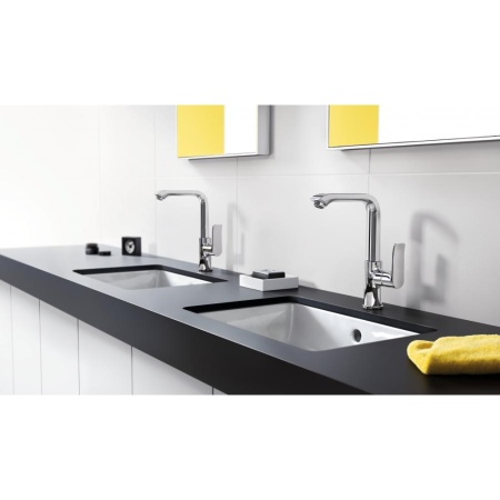 Смеситель hansgrohe Metris для раковины 31087000, хром