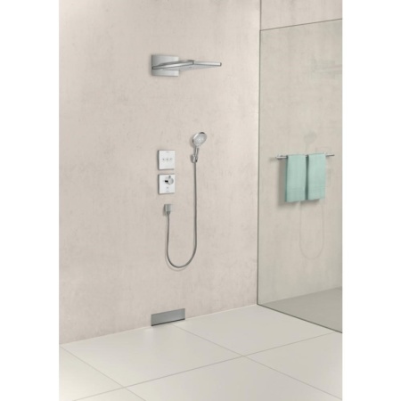 Термостат hansgrohe ShowerSelect Highfow для душа с отдельным выводом для ручного душа 15735400, белый/хром