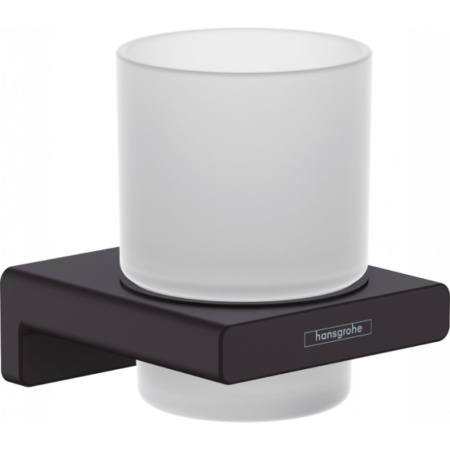 Стакан для зубных щеток AddStoris Hansgrohe 41749670, матовый черный