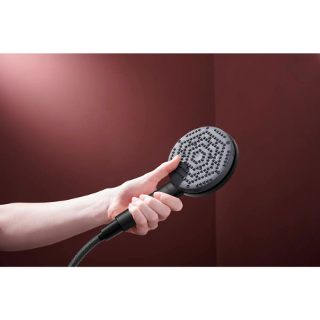 Ручной душ hansgrohe Raindance Alive Select S, 24500340, шлифованный черный хром