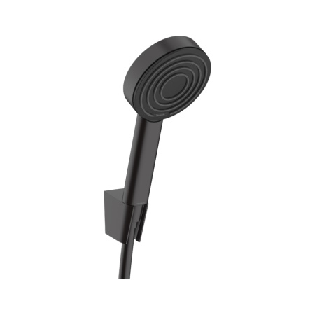 Hansgrohe Pulsify S Душевой набор с держателем 105 1jet шланг 125 черный матовый 24301670