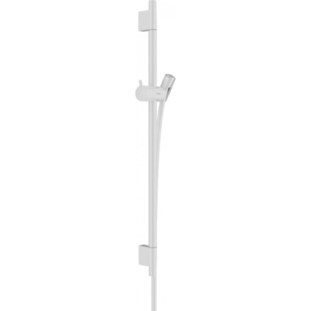 Душевая штанга hansgrohe Unica S Puro 65 см со шлангом 28632700, матовый белый