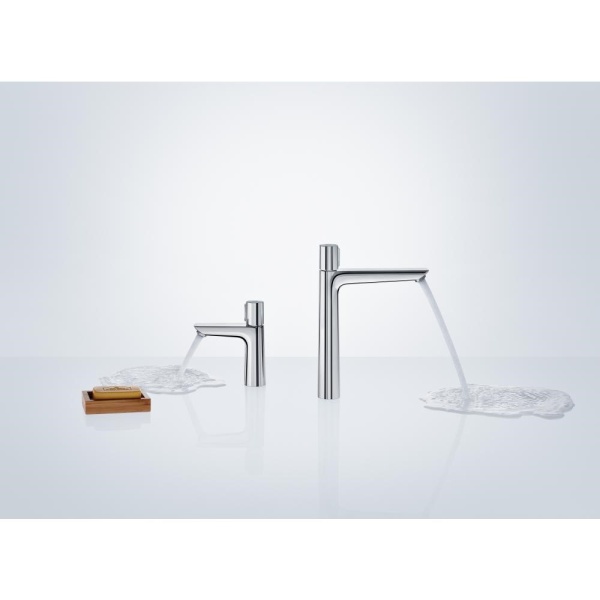 Смеситель hansgrohe Talis Select E для раковины со сливным гарнитуром 71750000, хром