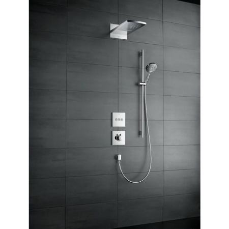 Душевой набор hansgrohe Raindance Select S 120 3jet/Unica 26631400, белый/хром
