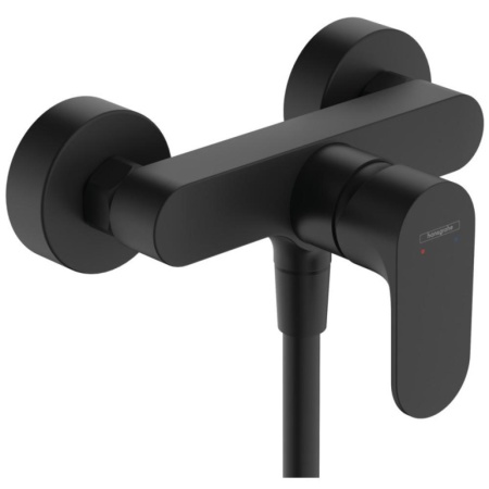 Смеситель для душа hansgrohe Rebris S, внешнего монтажа 72640670, матовый черный