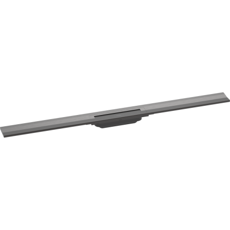 Внешняя часть трапа для душа hansgrohe RainDrain Flex, 100 см, укорачиваемая 56053340, шлифованный черный хром