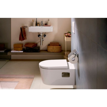 Унитаз hansgrohe EluPura Original S подвесной с сиденьем без микролифта 60207450, белый