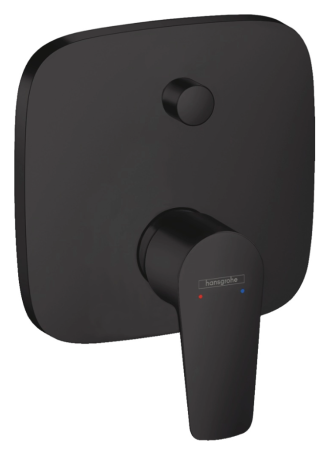 Смеситель для ванны с душем со скрытой частью Hansgrohe Talis E 71474670S черный матовый