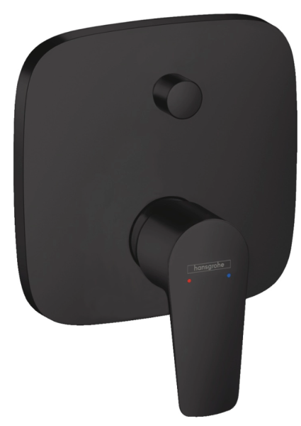 Смеситель для ванны с душем со скрытой частью Hansgrohe Talis E 71474670S черный матовый