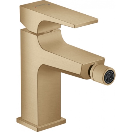 Смеситель hansgrohe Metropol для биде с донным клапаном Push-Open, 32520140, шлифованная бронза