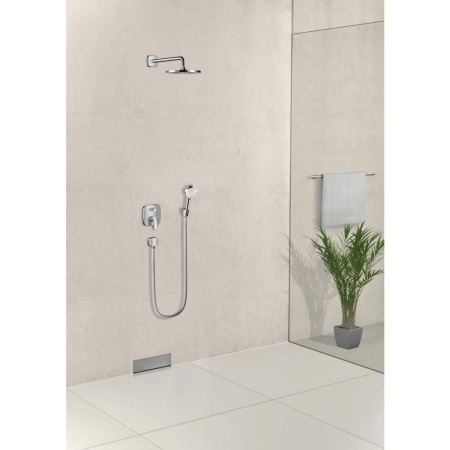 Шланговое подсоединение hansgrohe Fixfit 26457000, хром