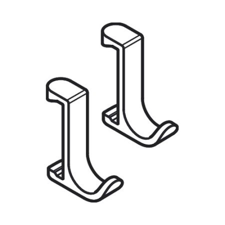 Hansgrohe WallStoris Крючок узкий белый матовый 27929700