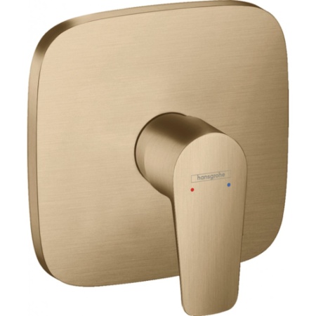 Смеситель hansgrohe Talis E для душа однорычажный, СМ 71765140, шлифованная бронза