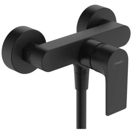 Смеситель для душа hansgrohe Rebris E, внешнего монтажа 72650670, матовый черный