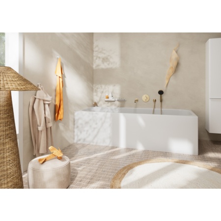 Излив для ванны hansgrohe Tecturis S, 73411140, шлифованная бронза