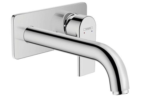 Комплект смеситель для раковины Hansgrohe Vernis Shape 71578000S, хром, с внутренней частью