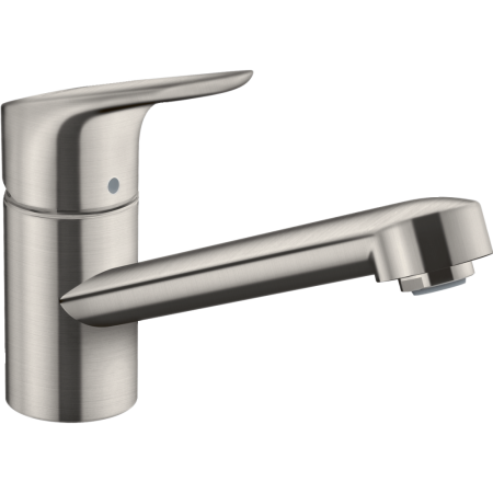 Смеситель для кухонной мойки hansgrohe Focus M43 100, с поворотным изливом 71818800, под сталь