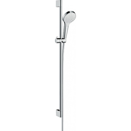 Душевой набор hansgrohe Croma Select S 1jet со штангой 90 см 26574400, белый/хром