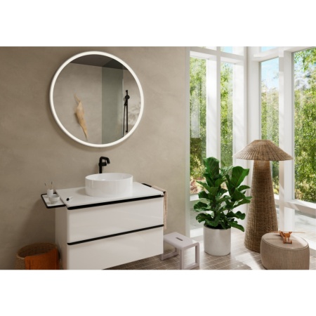 Смеситель для раковины hansgrohe Tecturis S 240 Fine, CoolStart, EcoSmart+, 73372670, матовый черный