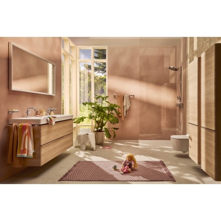 Смеситель для раковины hansgrohe Tecturis S 110 Fine CoolStart, EcoSmart+, 73321000, хром