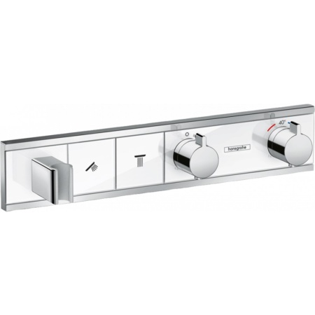 Термостат hansgrohe RainSelect для душа 15355400, белый/хром