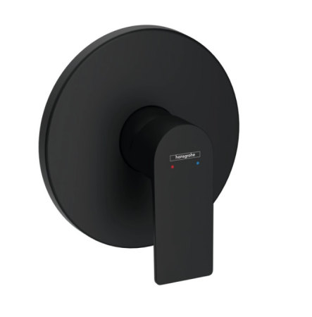Смеситель для душа со скрытой частью Hansgrohe Rebris E 72668670S черный матовый