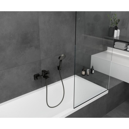 Смеситель для ванны Hansgrohe Vernis Shape 71450670, матовый черный