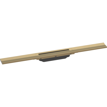 Внешняя часть трапа для душа hansgrohe RainDrain Flex, 70 см, укорачиваемая 56043140, шлифованная бронза