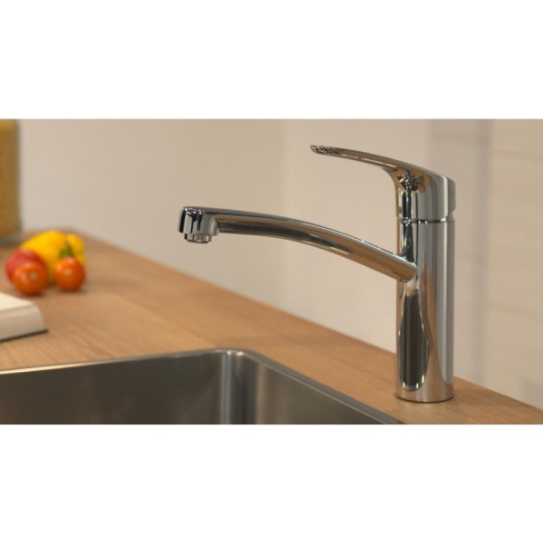 Смеситель hansgrohe Focus для кухонной мойки с поворотным изливом 31806000, хром