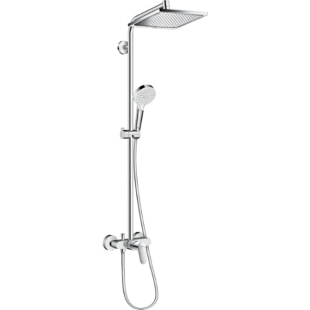 Душевая система hansgrohe Crometta E 240 1jet Showerpipe 27284000, хром