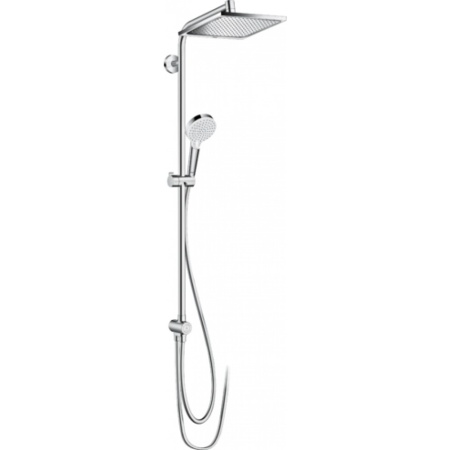 Душевая система hansgrohe Crometta E 240 1jet Showerpipe Reno EcoSmart 27289000, хром