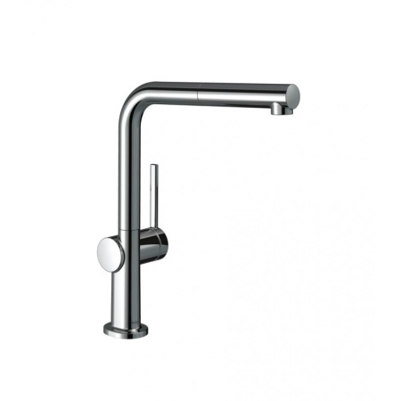 Кухонный смеситель однорычажный, 270, с вытяжным изливом, 1jet Hansgrohe 72808000, хром