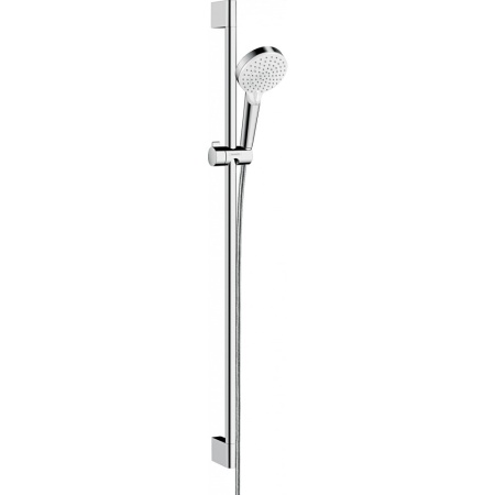 Душевой набор hansgrohe Crometta Vario 90 26536400, белый/хром