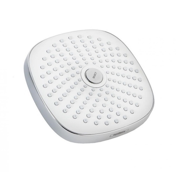 Верхний душ hansgrohe Croma Select E 180 26524400, белый/хром