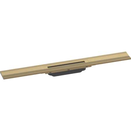 Внешняя часть трапа для душа hansgrohe RainDrain Flex, 70 см, укорачиваемая 56050140, шлифованная бронза