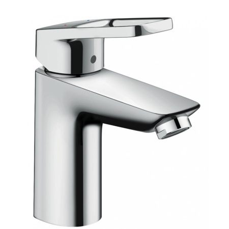 Смеситель hansgrohe Logis loop для раковины со средним изливом и сливным гарнитуром 71151000, хром