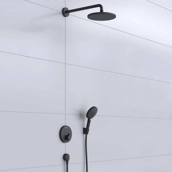 Душевая система Hansgrohe Raindance S 240 1jet 27959670, чёрный матовый