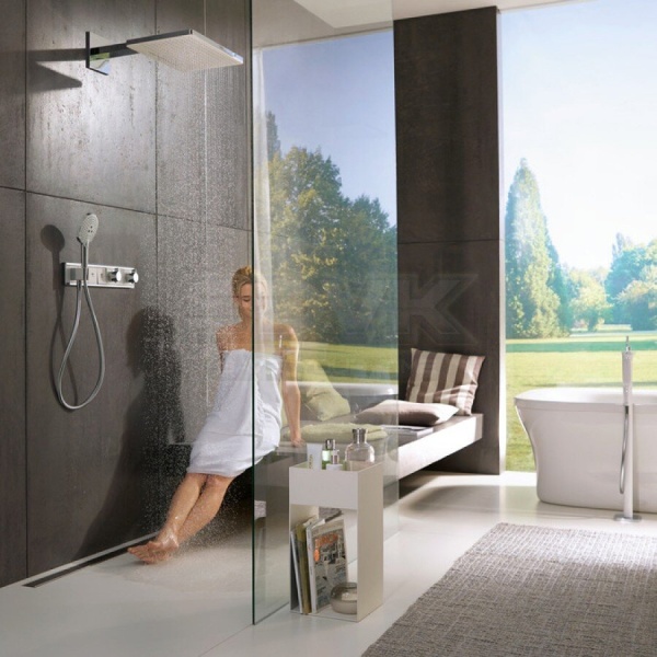 Верхний душ Hansgrohe Rainmaker Select 24005400 белый / хром