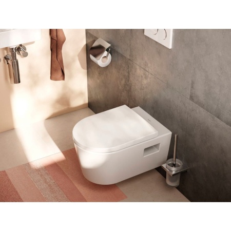 Унитаз hansgrohe EluPura Original S подвесной с сиденьем без микролифта 60207450, белый