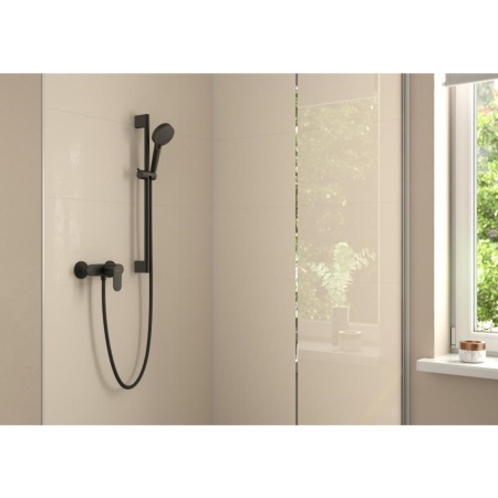 Смеситель для душа однорычажный Hansgrohe Vernis Blend 71640670, матовый черный