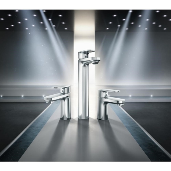 Смеситель для раковины 70, со сливным гарнитуром Hansgrohe Vernis Blend 71550000, хром